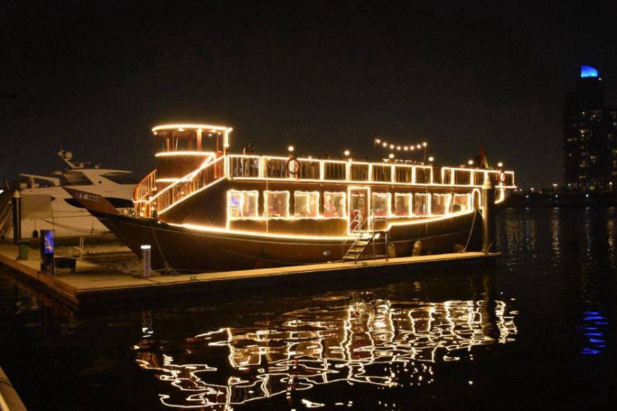 Dhow Cruise Canal Sunset