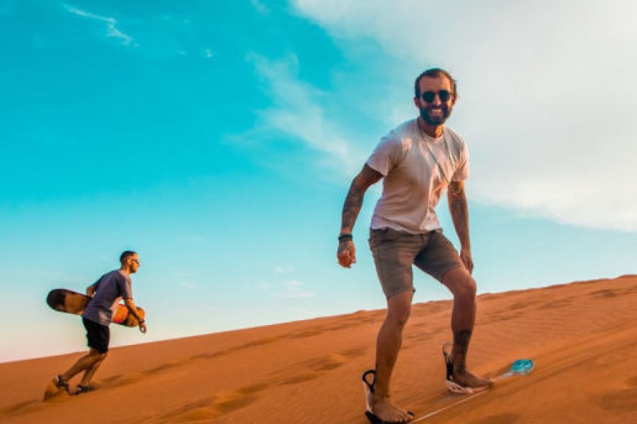 Dubai: Premium Sunset Safari, Quad Bike, Sandboard + BBQ Dinner