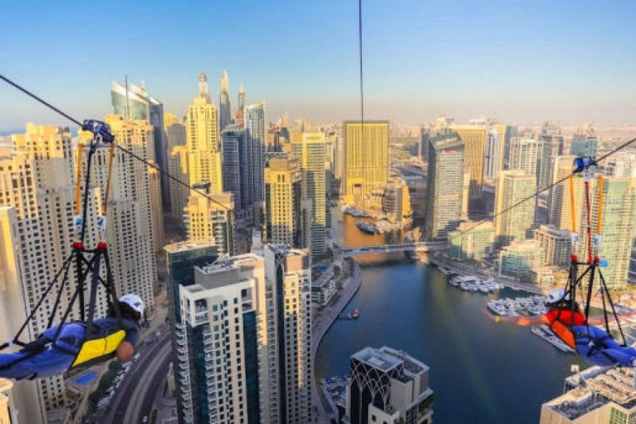 XLine Dubai Marina: Zipline with Photos & Videos